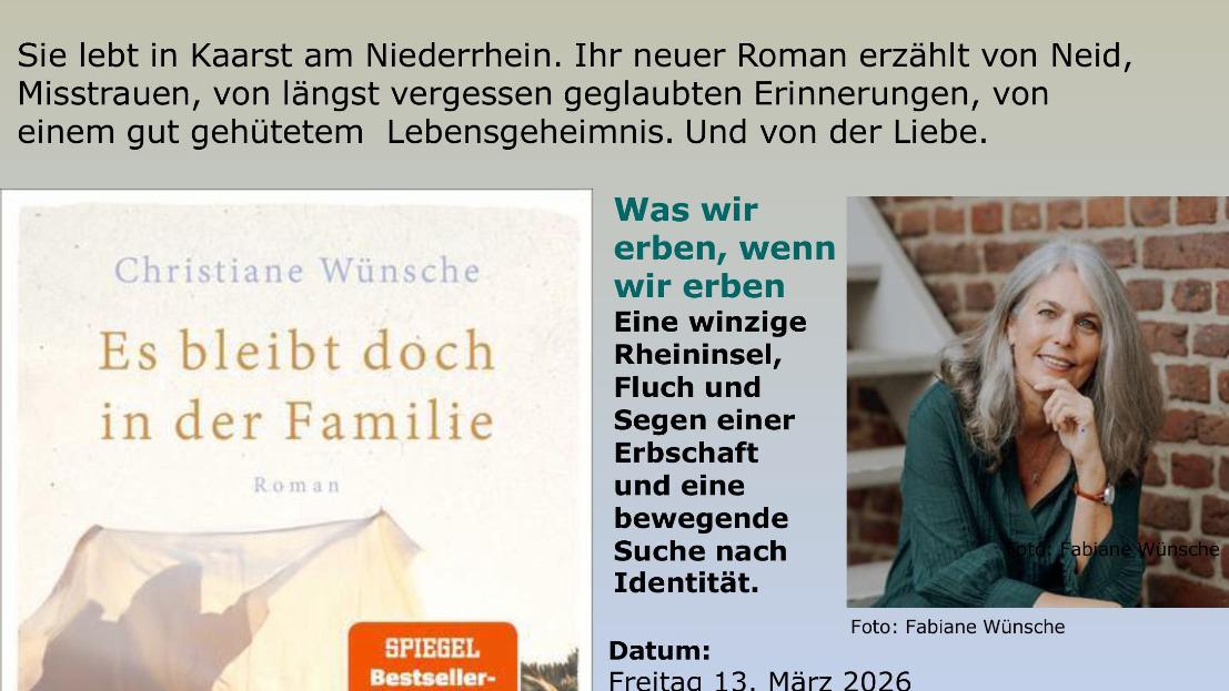 2026-03-13 Lesung Wünsche (c) Die Bücherei St. Cyriakus Krefeld-Hüls