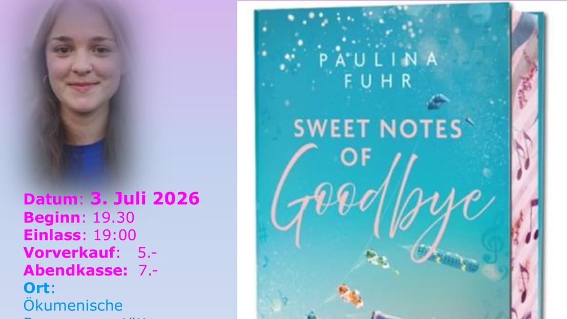 SweetNotesOfGoodbye_PaulinaFuhr (c) Die Bücherei St. Cyriakus
